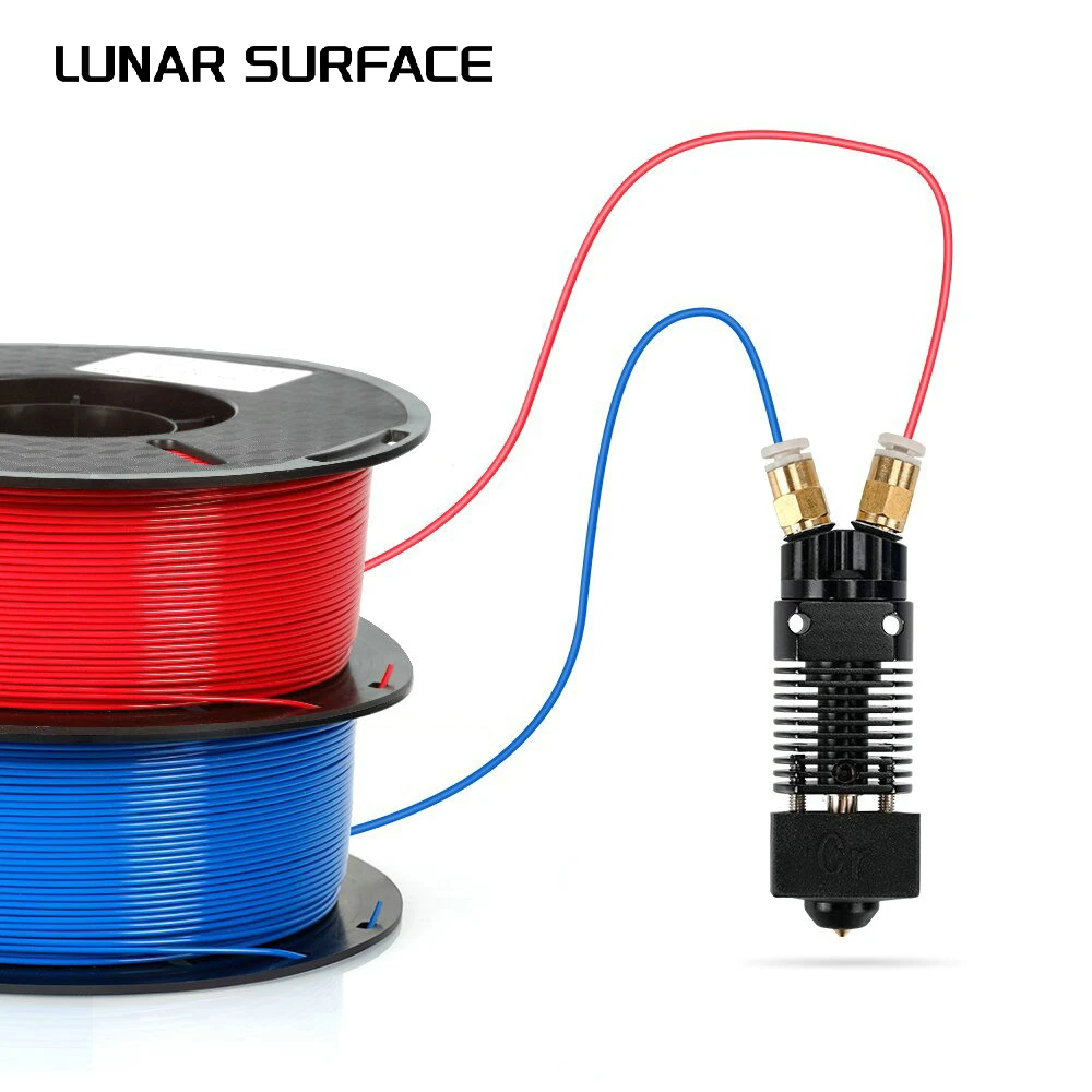 Piezas de impresora LS-3D 2 en 1 salida J-head Kit Hotend de impresión de doble Color extrusión Original para extrusora Bowden Ender 3 CR10/S - imagen 5