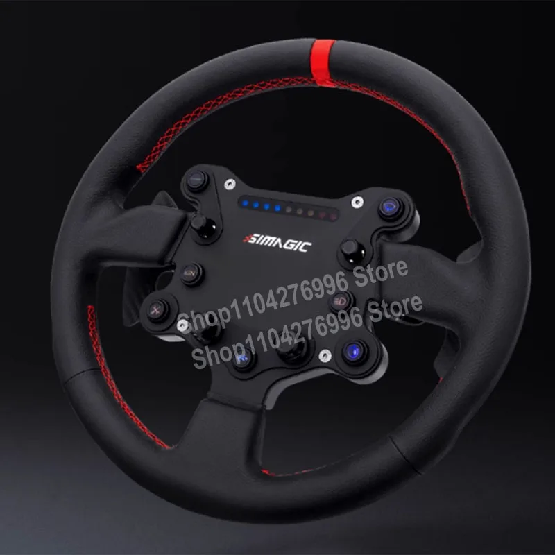 Para SIMAGIC GTS disco de volante palanca de cambios de paleta única RGB unidad directa simulador de carreras para juegos - imagen 4