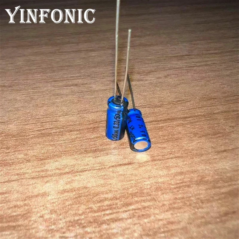 10 Uds Nichicon 50V0.33uF KT Audio serie 0,33uF/50V 5x11mm 105 ° Condensador electrolítico de audio C - imagen 2