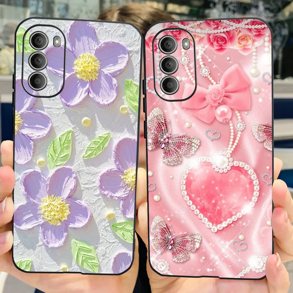 Para Motorola Moto G51 5G funda XT2171-2 funda pintada de moda 6,8 ''fundas de teléfono de silicona suave para Moto G51 G 51 MotoG51 5G parachoques - imagen 4