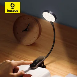 Baseus Lámpara LED USB Recargable – Clip para Escritorio