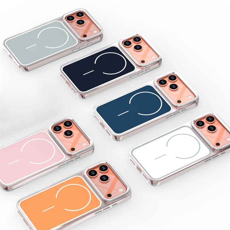 Para iPhone 12 13 14 15 16 17 Pro Max Plus funda magnética Magsafe Color brillante TPU y TPE bordes de doble capa mate con cubierta de cuerda de mano - imagen 3