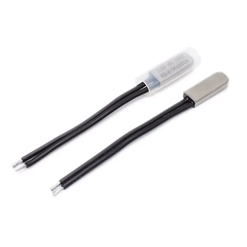 Interruptor de temperatura del Chip de Metal KSD9700, termostato normalmente cerrado, protección de temperatura, 40/50/60/80/95/125C-150 grados, 10A, 250V - imagen 4