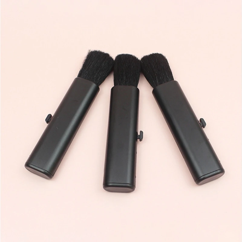 Y1AE-cepillo limpiador de polvo portátil para lente de cámara, cepillo limpiador de polvo de plástico suave + Lana, pequeño cepillo retráctil - imagen 5