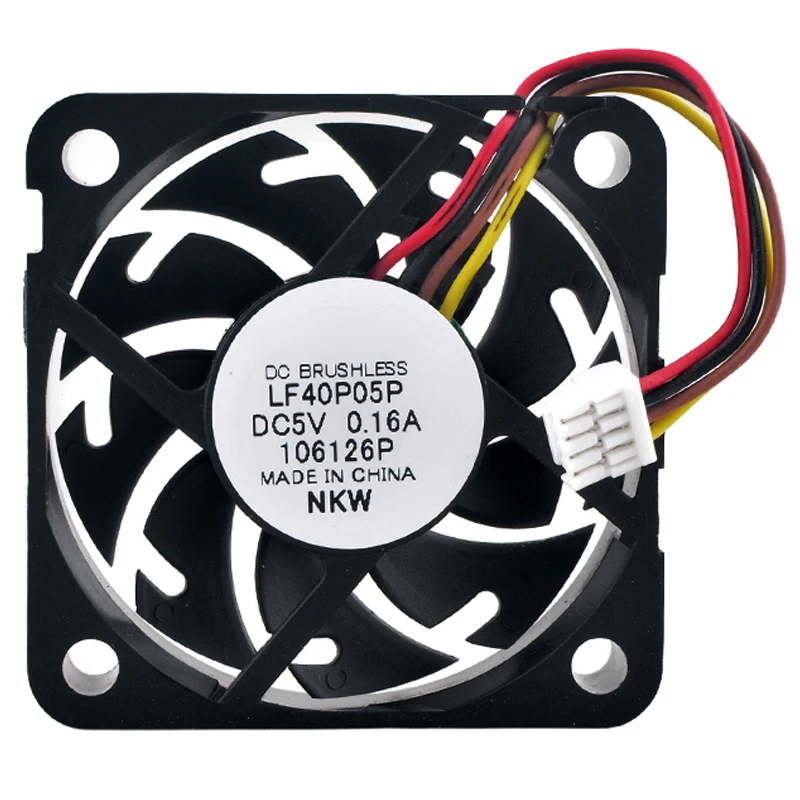 LF40P05P 4cm x 40mm ventilador de refrigeración 40x40x10mm DC5V 0.16A 4 pines 8000rpm ventilador de rodamiento MagFix para enrutador ordenador Industrial Raspberry Pi - imagen 4