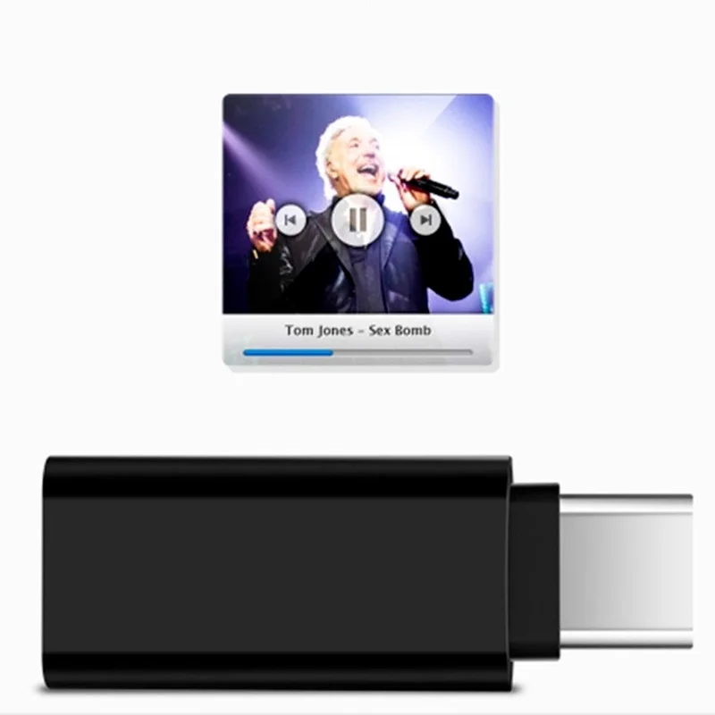 Cable adaptador de Audio para auriculares, convertidor tipo C a Jack de 3,5mm, tipo USB C a 3,5 Mm, Cable auxiliar para auriculares para Huawei P20, 2 uds. - imagen 4