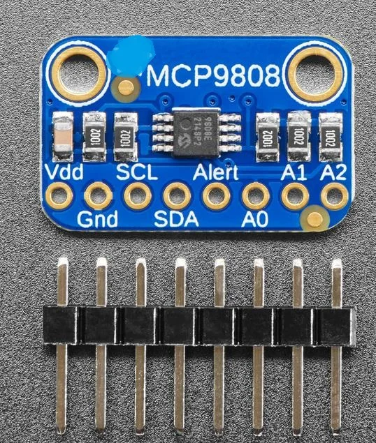 1782 MCP9808 Placa de ruptura del sensor de temperatura I2C de alta precisión