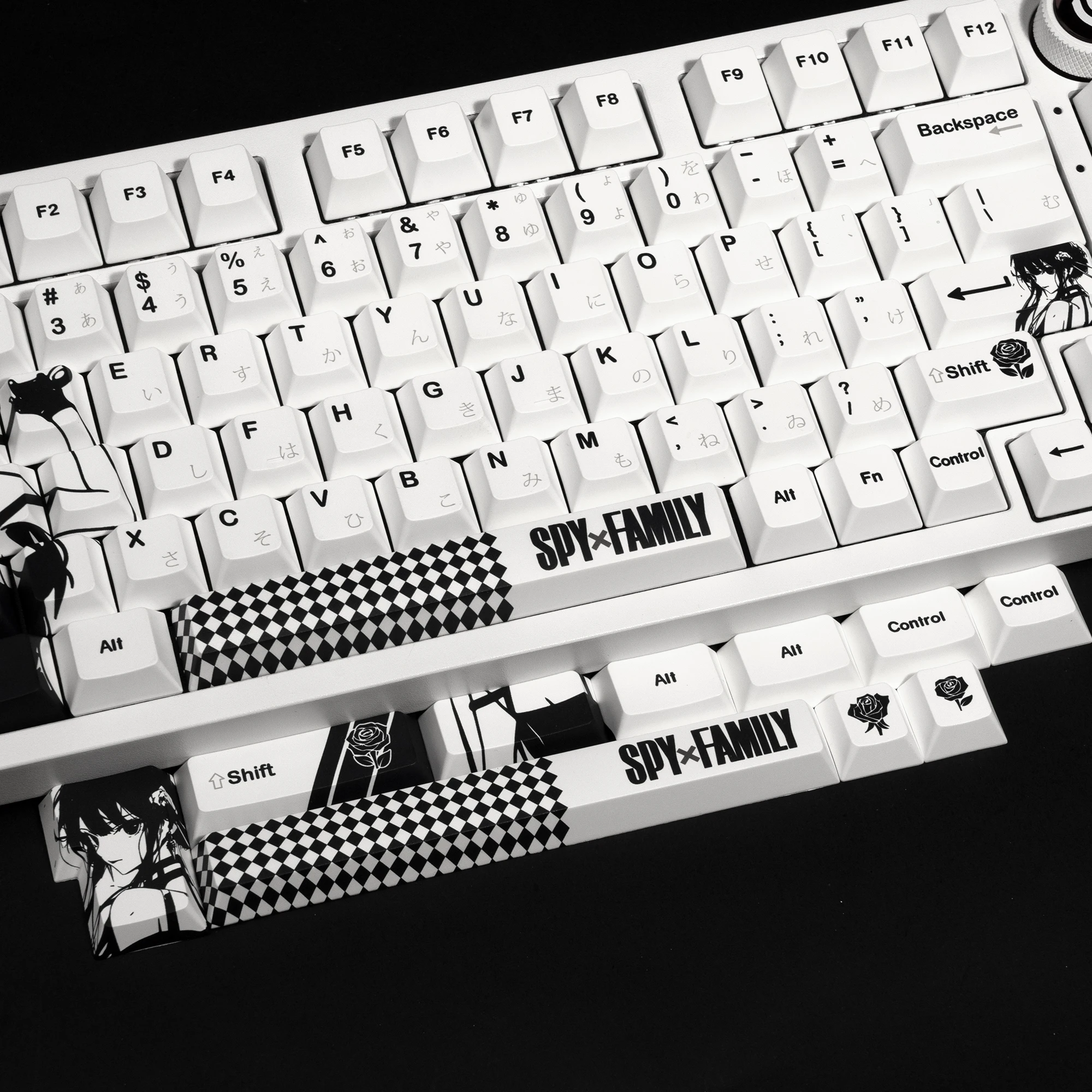 XVX Liquidación Anime Keycaps Japonés Yuki aim/sasuke Cherry Profile PBT Keycaps - imagen 4