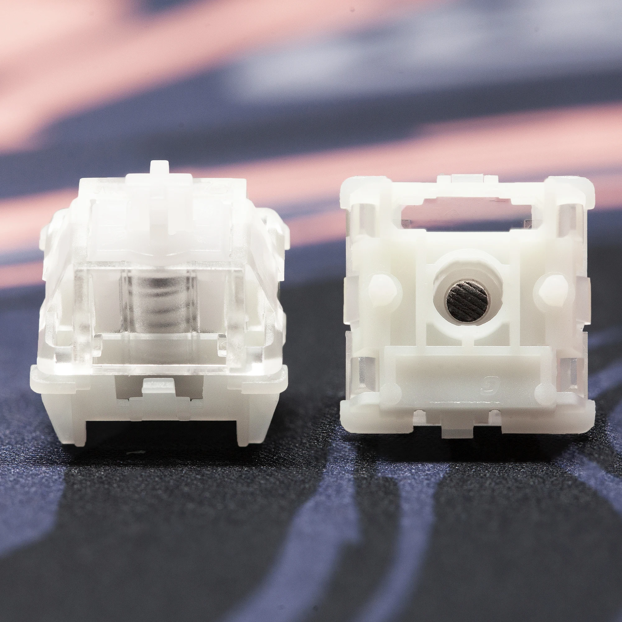 Gateron interruptor magnético blanco lineal para teclado mecánico magnético 102Gs 905Gs prelumado solo para lekker Switch Wooting