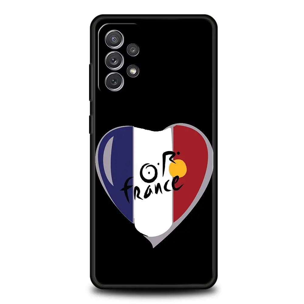 Funda de teléfono para ejercicio de bicicleta francesa, funda para Samsung A51 A71 A21S A17 A11 A15 A25 A23 A33 A53 A73 A07 A03S A05S A13 A35 A55 5G - imagen 2