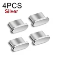 4pcs Silver