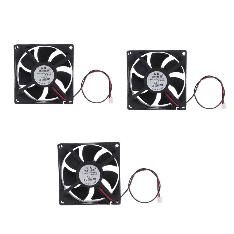 Ventilador 80mm Silencioso Alta Potencia 3300 RPM