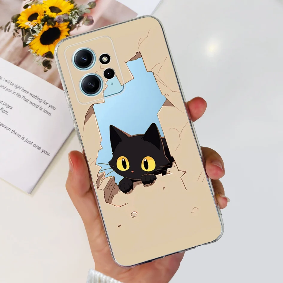 Funda de silicona suave para Xiaomi Redmi Note 12 4G, carcasa de lujo pintada con arte de mármol, 6,67 pulgadas - imagen 4