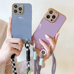 Funda de Silicona Samsung Galaxy con Cordón Cruzado