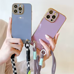 Funda de Silicona Samsung Galaxy con Cordón Cruzado
