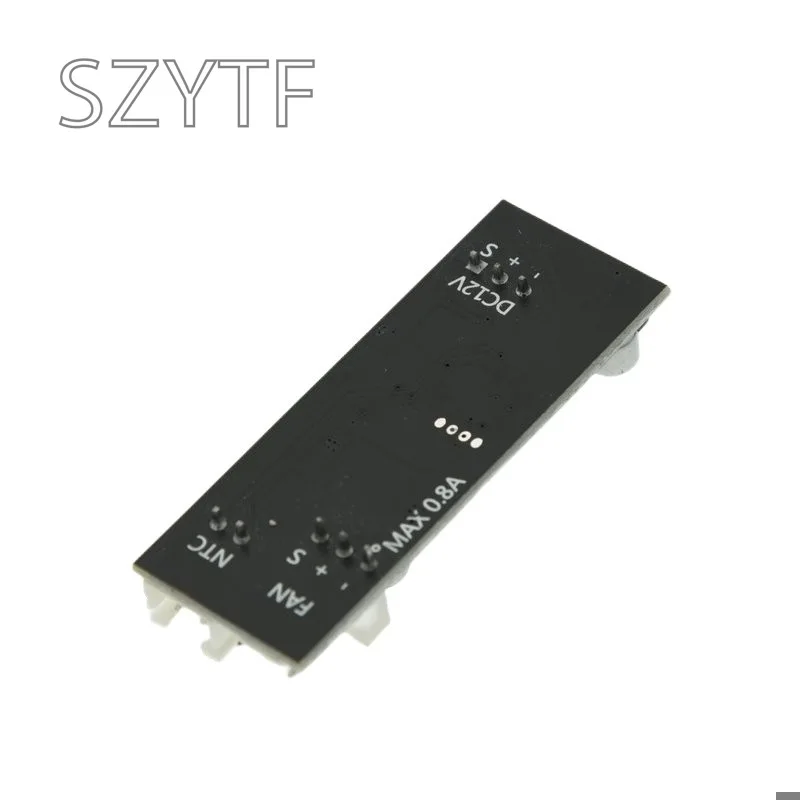 Solo 12V 0,8a DC PWM 2-3 cable ventilador Control de temperatura controlador de velocidad chasis ordenador Módulo de reducción de ruido NTC B 50K 3950 - imagen 5