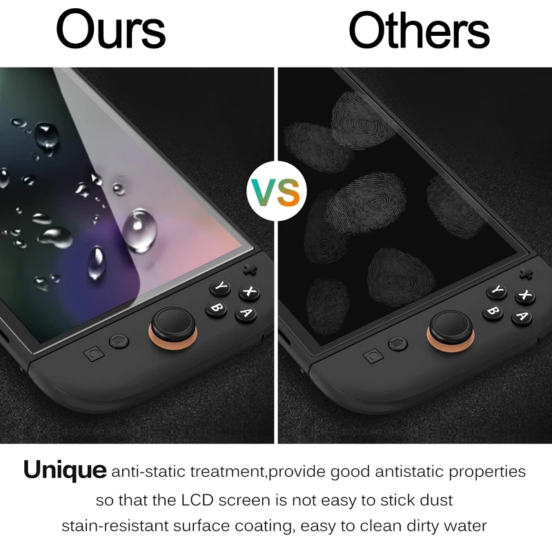 Protector de pantalla 9H para Nintendo Switch 2, película protectora transparente HD antiarañazos de vidrio templado para accesorios de Nintendo Switch 2 - imagen 2