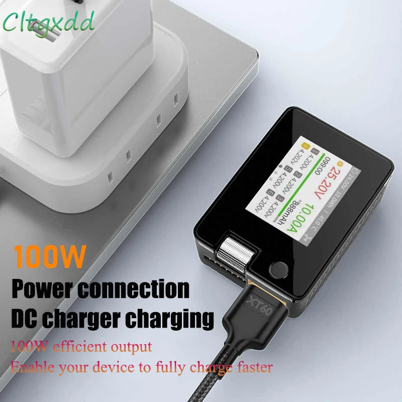 C-TYPE-Cable de conversión de cargador de 5-20V, entrada a XT60 5,0-20V, SC100, protocolo de carga rápida MAX 20V 5A 0,5 m/1m conector - imagen 5