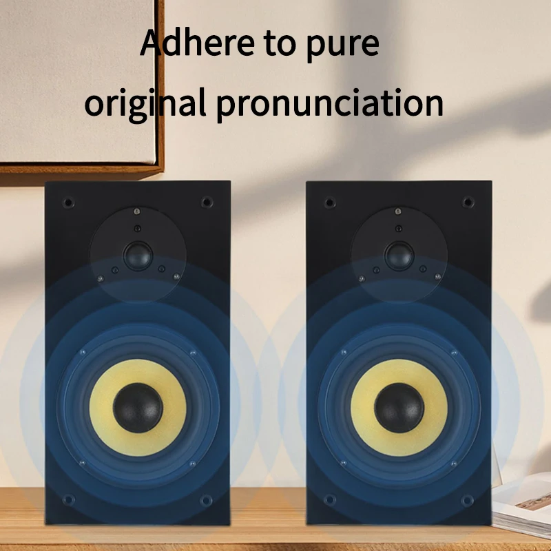 Altavoz de estantería de alta potencia de 8 pulgadas, 140W, altavoz pasivo HiFi para fiebre, sonido envolvente, caja de sonido de escritorio, 1 par para cine en casa - imagen 2