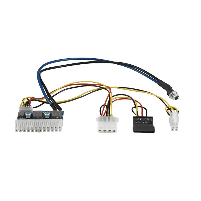 Tira de alimentación de enchufe directo DC-ATX, módulo de alimentación de estado sólido de 24 pines, 84W, 12V, Panel de alimentación CC con Cable, CPU Sata de 4 pines, 4 pines, DC5.5X2.5 - imagen 5
