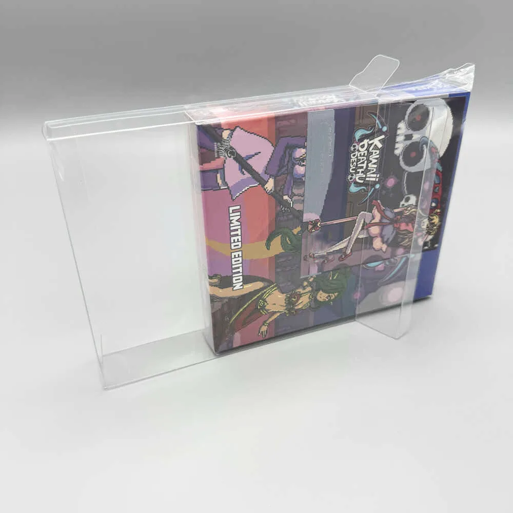 1 caja protectora para SWITCH NS PSV Kawaii Deathu Desu estuche de exposición transparente caja de colección