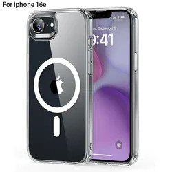 Funda MagSafe Transparente para iPhone 16e con Protección Antigolpes