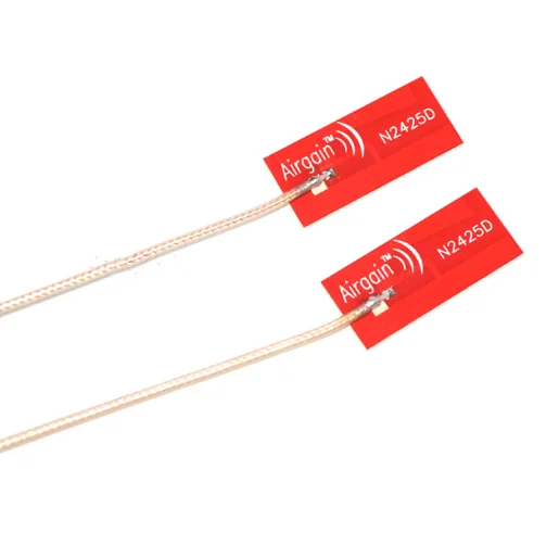 2 uds 2,4G 5,8G antena de doble banda RG178 cable plateado interfaz MMCX 5G WiFi placa PCB omnidireccional integrada - imagen 3