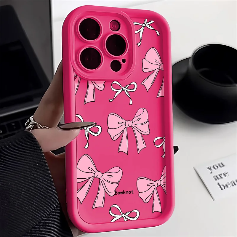 Funda de teléfono con flores bonitas para iPhone 13, funda para iPhone 11 16 14 17 12 15 Pro Max XR XS X 7 8 Plus SE, funda de rana y fresa de dibujos animados - imagen 5