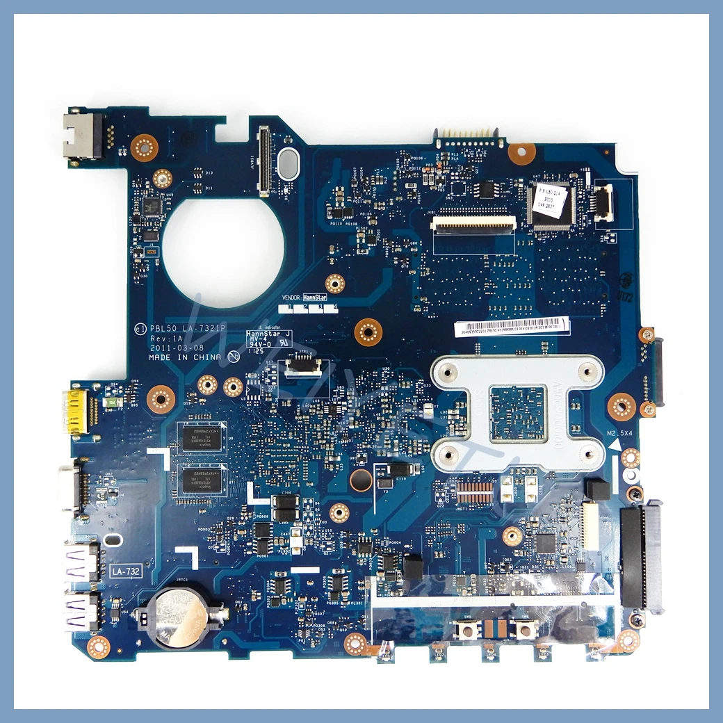 Placa base para portátil LA-7321P para ASUS X43U K43U X43B K43BY K43BR X43BR K43B CPU: E450 GPU: V1G 100% probado OK - imagen 4