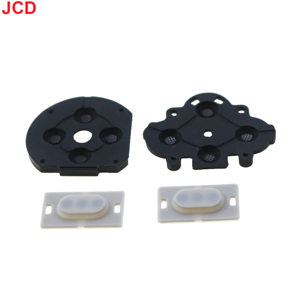 JCD 1 Juego de repuesto para consola de juegos para PSP 1000, almohadillas PSP FAT D, pieza de reparación de botón R L conductora de goma - imagen 5