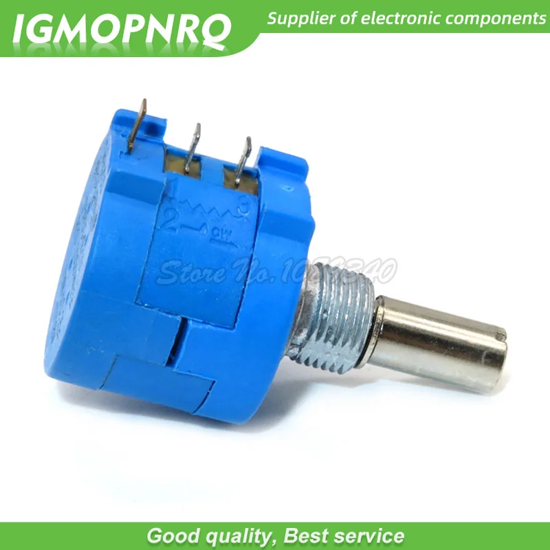 1 Uds 3590S-2-201L 3590S 200ohm 201 3590S-2-201 3590S-201 potenciómetro multivuelta de precisión resistencia ajustable de 10 anillos IGMOPNRQ - imagen 3