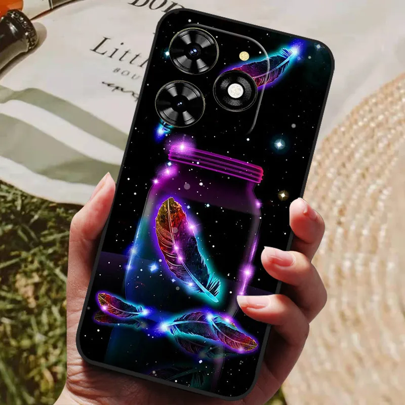 Funda trasera de silicona para teléfono inteligente, carcasa protectora de lujo para Infinix 8, X6525 - imagen 5