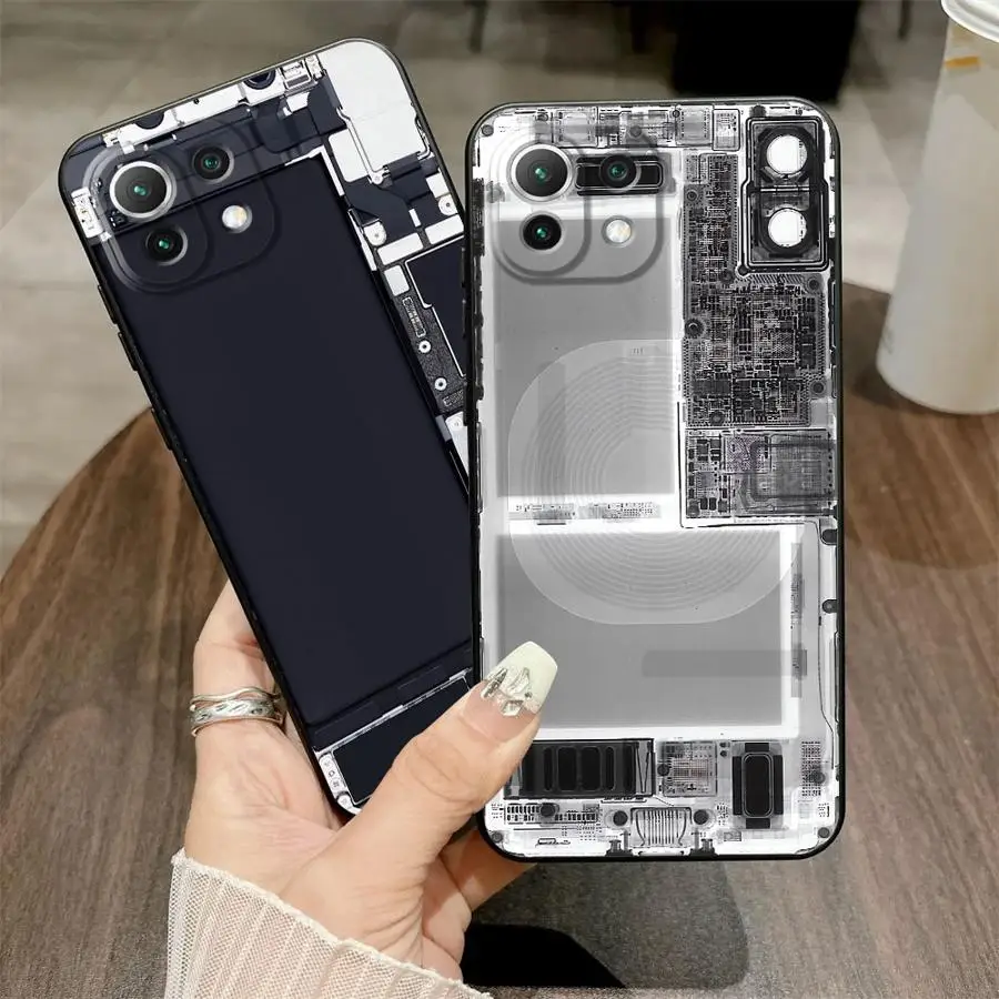 Ruta Creativity Funda de teléfono suave negra para Xiaomi Mi 11 12 13 Lite 10T 11T 12T Pro 12X 13 14 15 Pro - imagen 4