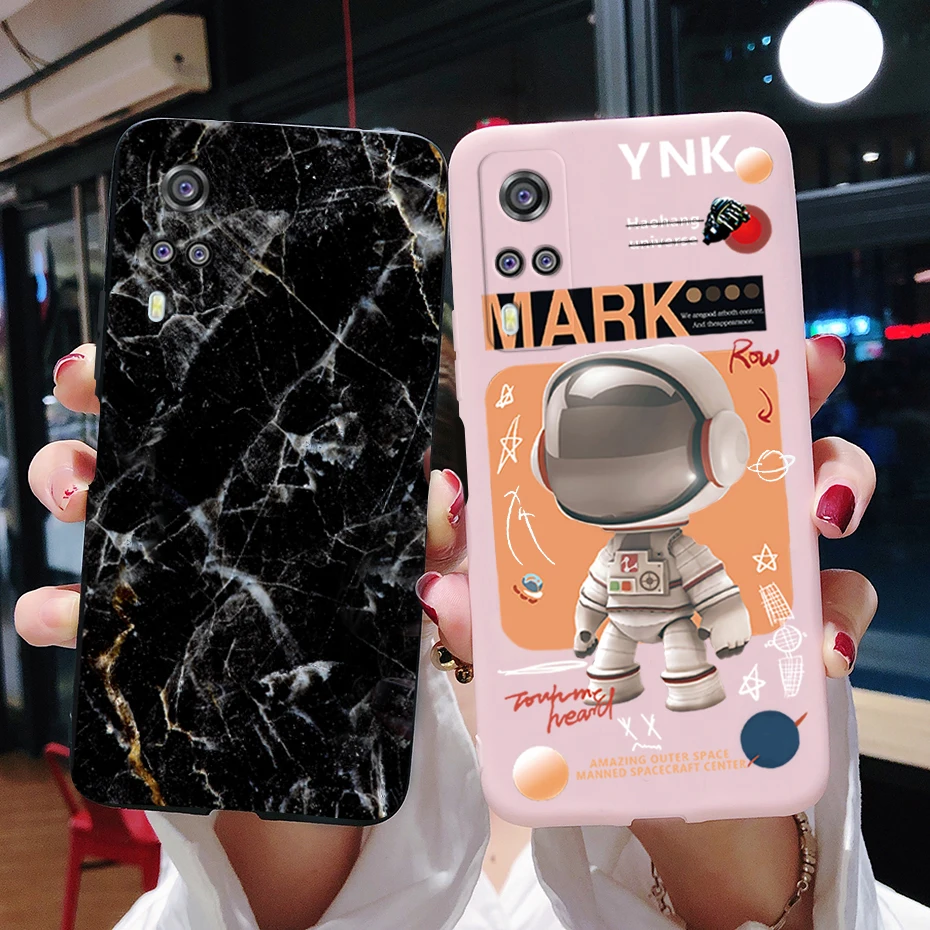 Funda Silicona vivo Y31 2021 / Y51 / Y51a – Astronauta Cómic