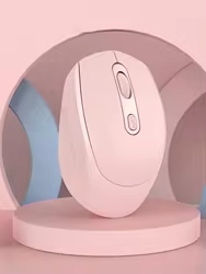 Ratón inalámbrico con Bluetooth, silencioso, alimentado por batería de 1,5 V, adecuado para ordenadores domésticos, de oficina y gaming (batería no)