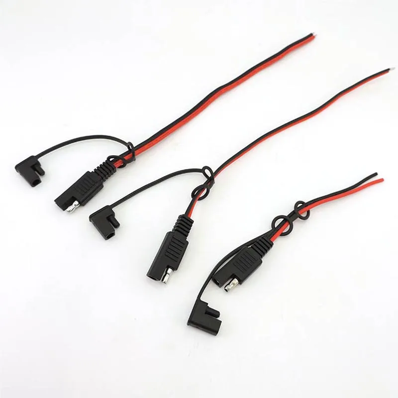 Cable de extensión SAE enchufe hembra Cable de batería Solar 2 pines 18AWG 10A 14AWG 20A Cable SAE DIY energía automotriz desconexión rápida - imagen 5