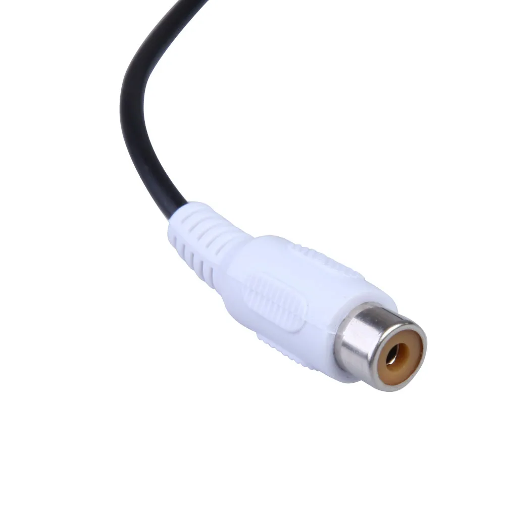 Micrófono con captación de Audio HiFi, micrófono de vigilancia CCTV de amplio alcance de 100m2, pastilla de Monitor de sonido para cámara de seguridad, sonido DVR