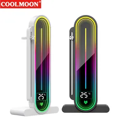 COOLMOON AOSOR GH3 Pro pantalla de temperatura soporte para tarjeta gráfica ordenador ARGB soporte de lente ajustable Vertical