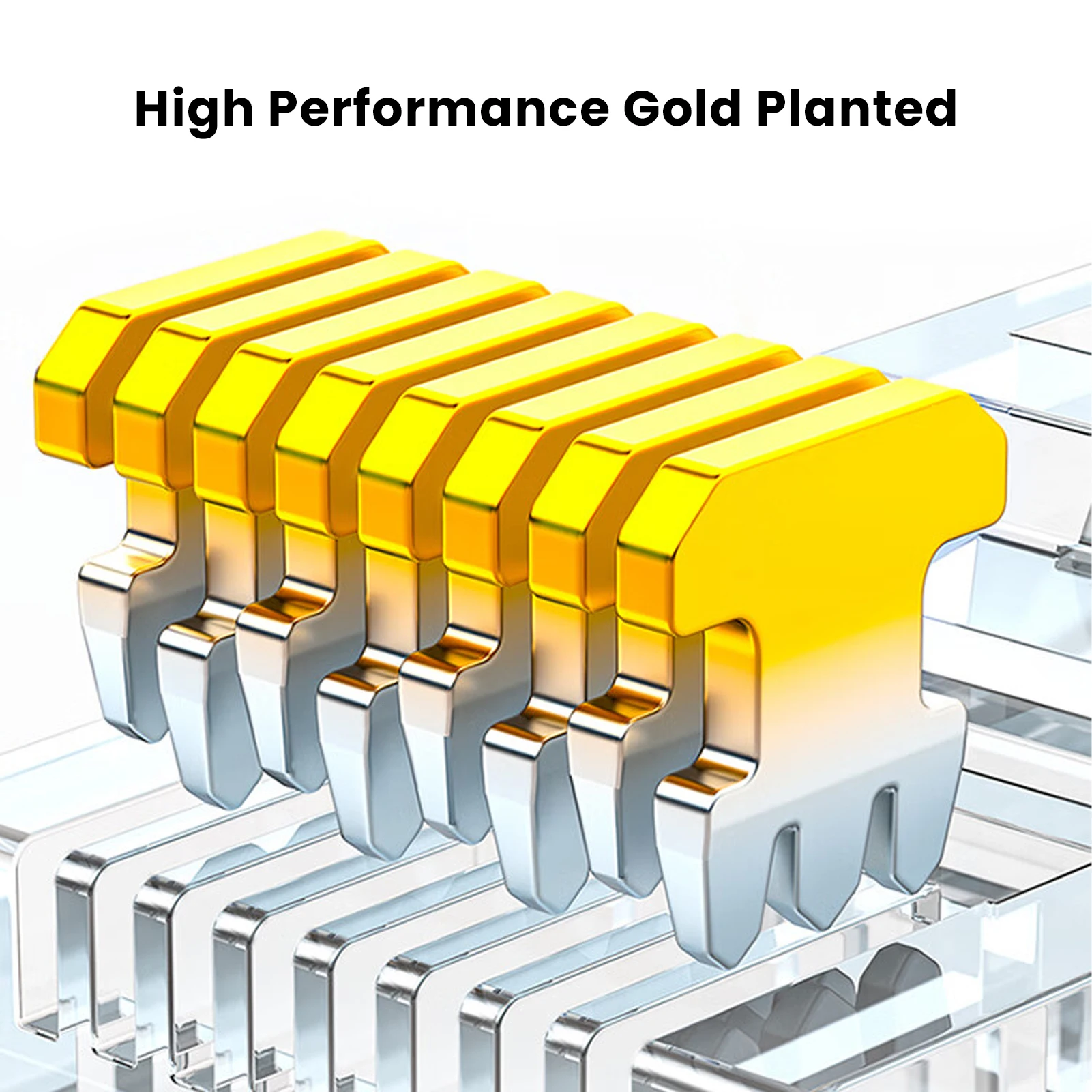 Natalink 50/100/200 Uds RJ45 Cat6 conector de paso RJ45 enchufes modulares para CAT6 CAT5E Cable FTP/UTP sólido o trenzado - imagen 3