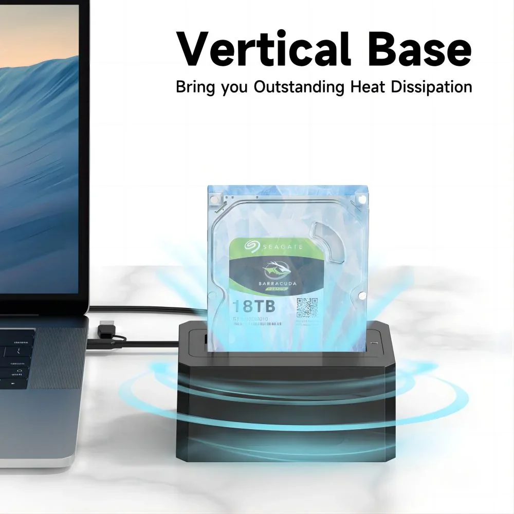 Acasis-estación de acoplamiento para disco duro SATA/SAS a USB 3,0 - imagen 5