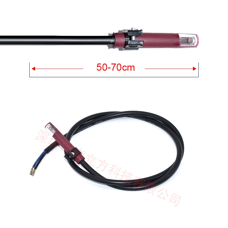 Detector de llama QRB1 ordinario, quemador ocular eléctrico fotosensible, fotorresistencia de detección, fotocélula roja QRB1 para quemador - imagen 3