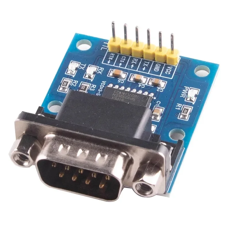 Módulo de nivel TTL a Rs232 hembra/macho, módulo de puerto DB9 serie, conversión mutua de nivel SP3232, adaptador de línea de cepillo Serial a TTL