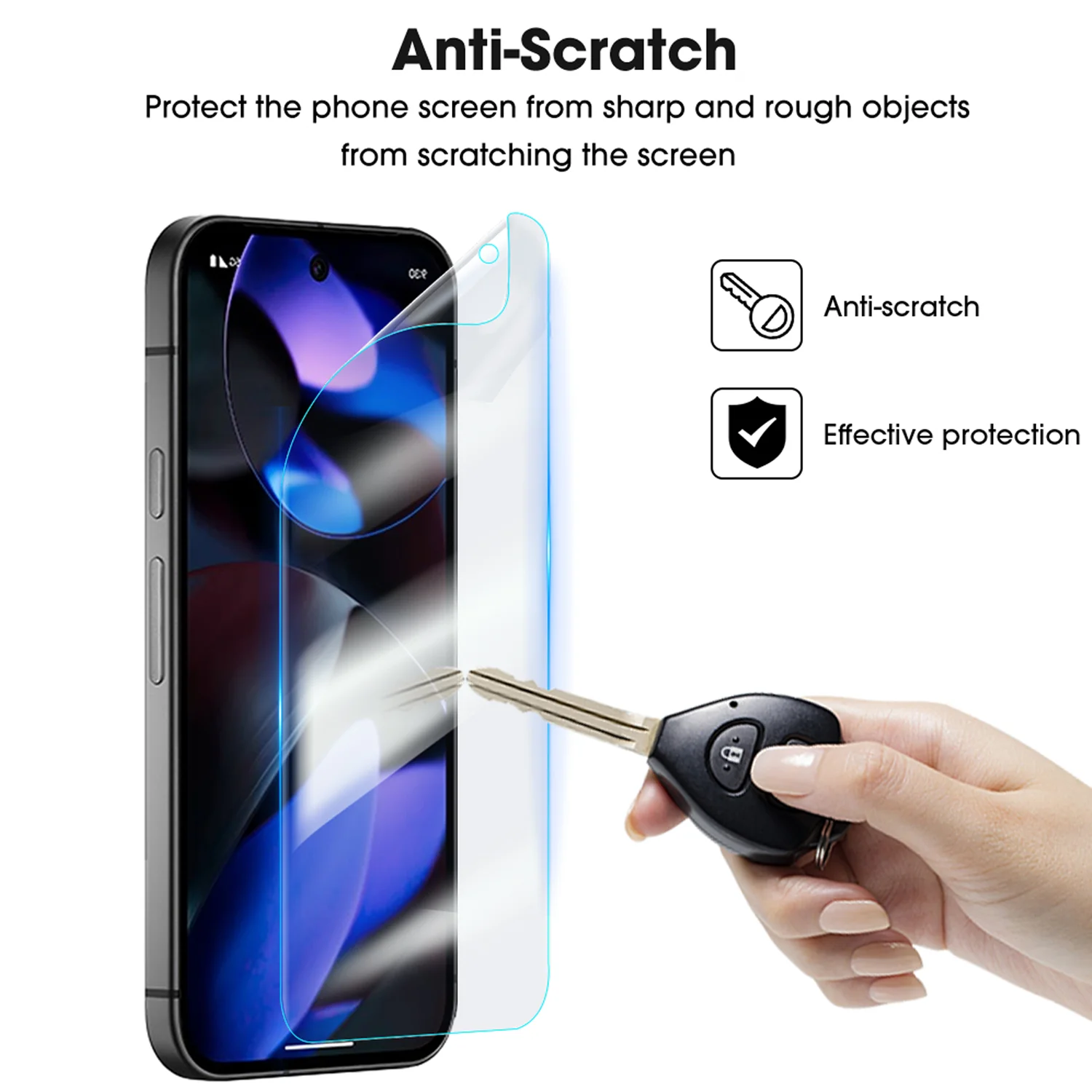 Películas de hidrogel de TPU suave y transparente HD para Google Pixel 10/10 Pro/10Pro XL, Protector de pantalla antiarañazos de cobertura completa para Pixel10, 1-5 uds. - imagen 3