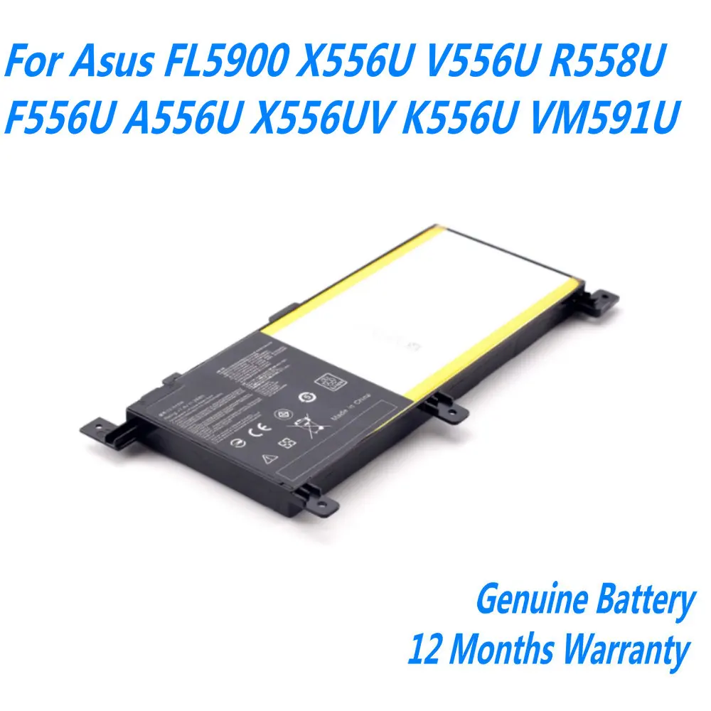 Nueva batería de ordenador portátil C21N1509 para For Asus FL5900 X556U V556U R558U F556U A556U X556UV K556U VM591U 7,6 V 38WH