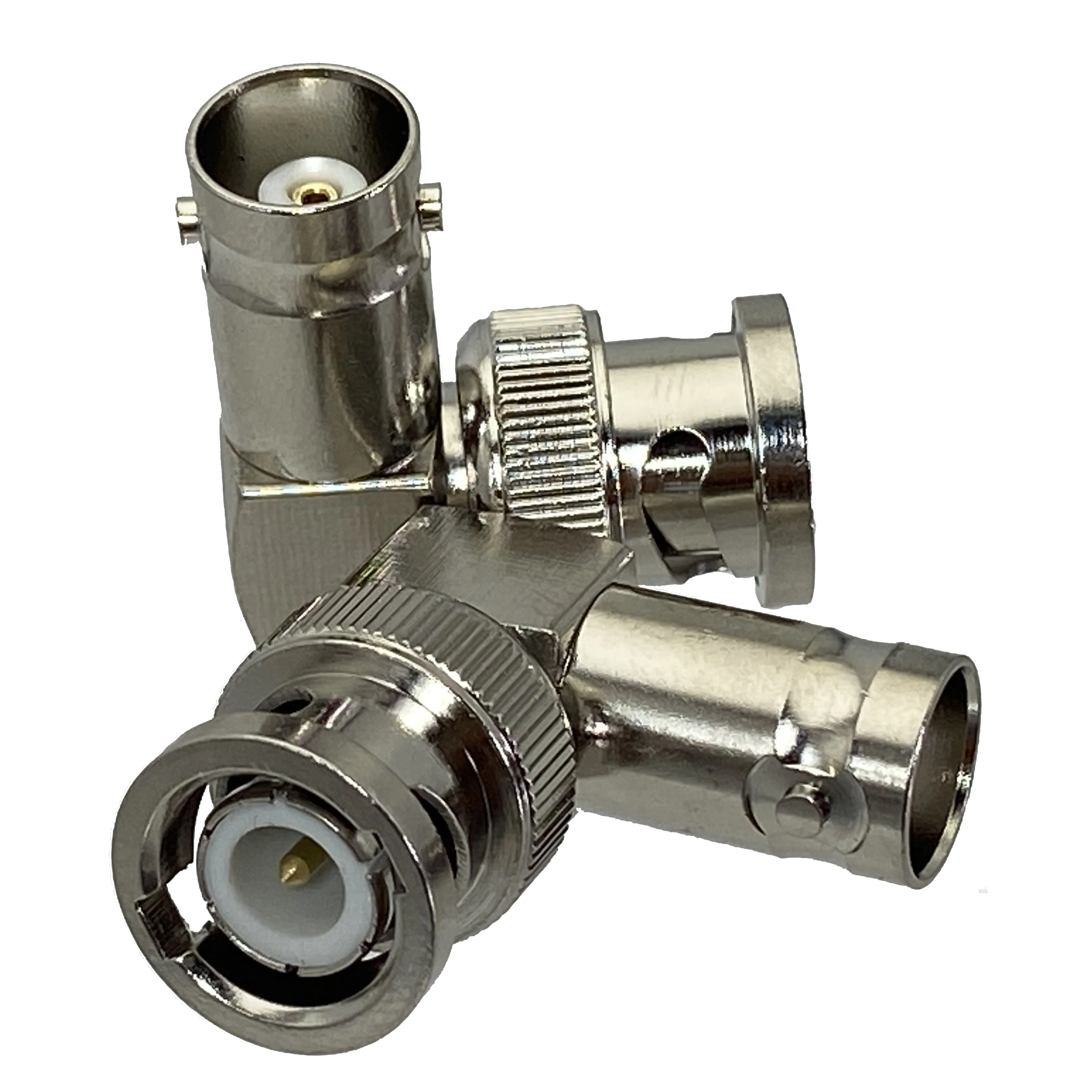 Enchufe Macho Conector BNC Hembra Adaptador RF Ángulo Recto Conector Coaxial Alta Calidad 1 Ud - Vista principal del producto