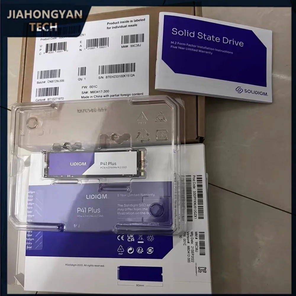 Nuevo Original para SolidiIgm Hynix P41 PLUS 512G 1T 2T SSD PCIe 4,0 2280 NVMe unidad de estado sólido M.2 P41 PLUS disco duro para ordenador portátil - imagen 3