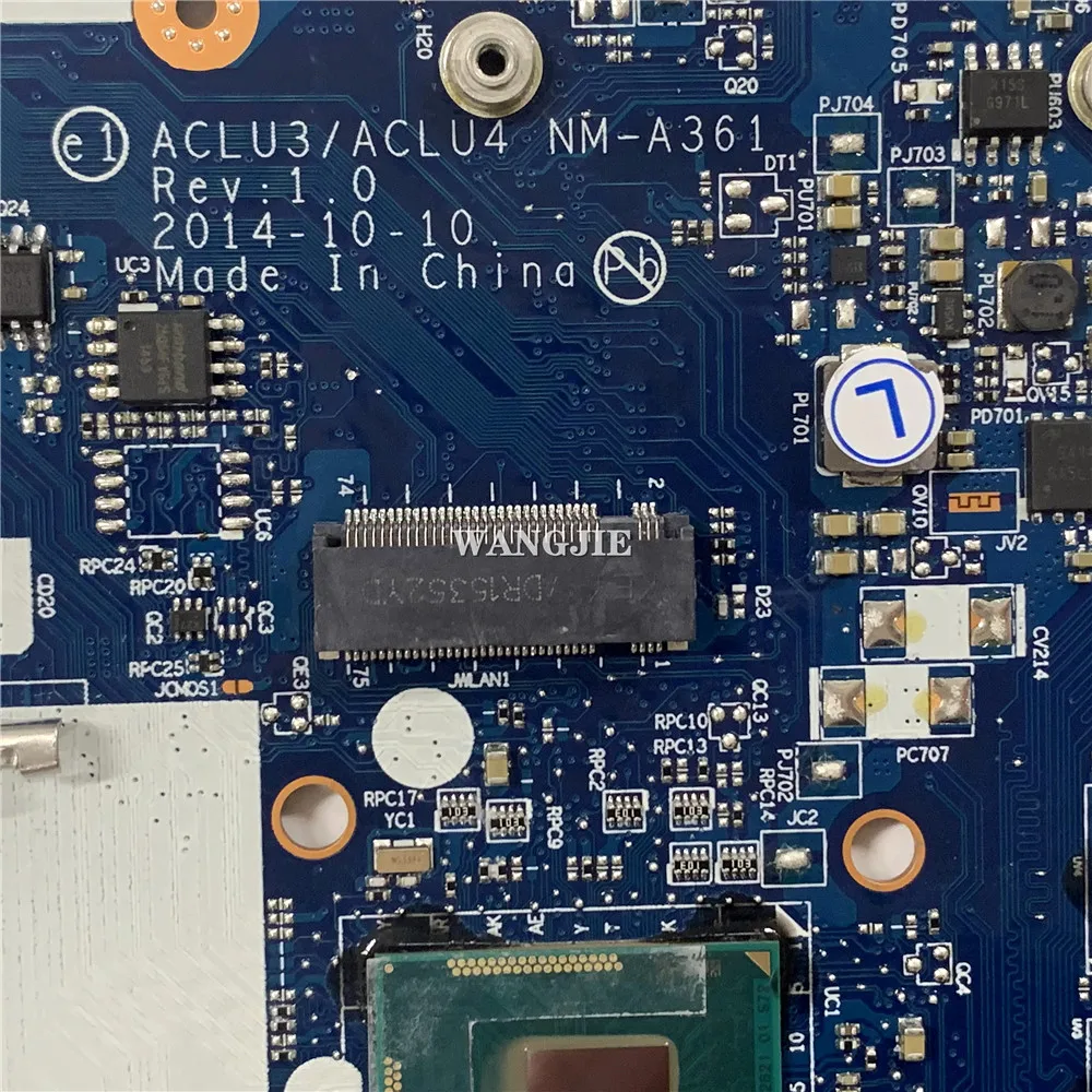 Placa base para ordenador portátil ACLU3/ACLU4 NM-A361 para LENOVO Ideapad G50-80 I5-5200U I7-5500U 5B20H14431 5B20H14391 - imagen 5