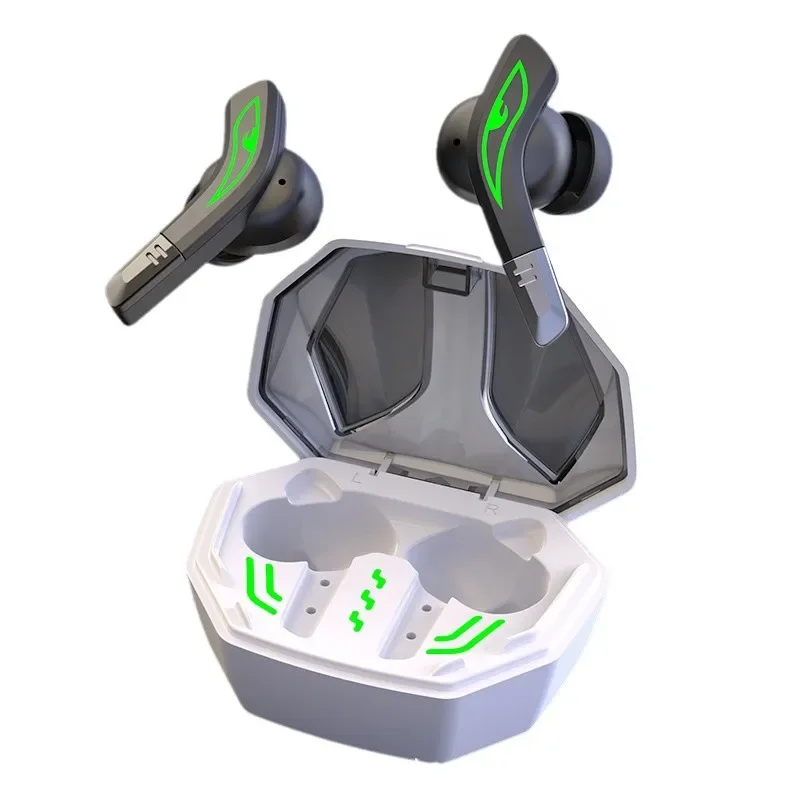 Auriculares para juegos TWS, intrauditivos inalámbricos de bajo retardo, cabina de carga tipo c para escuchar música, entretenimiento de ocio - imagen 3