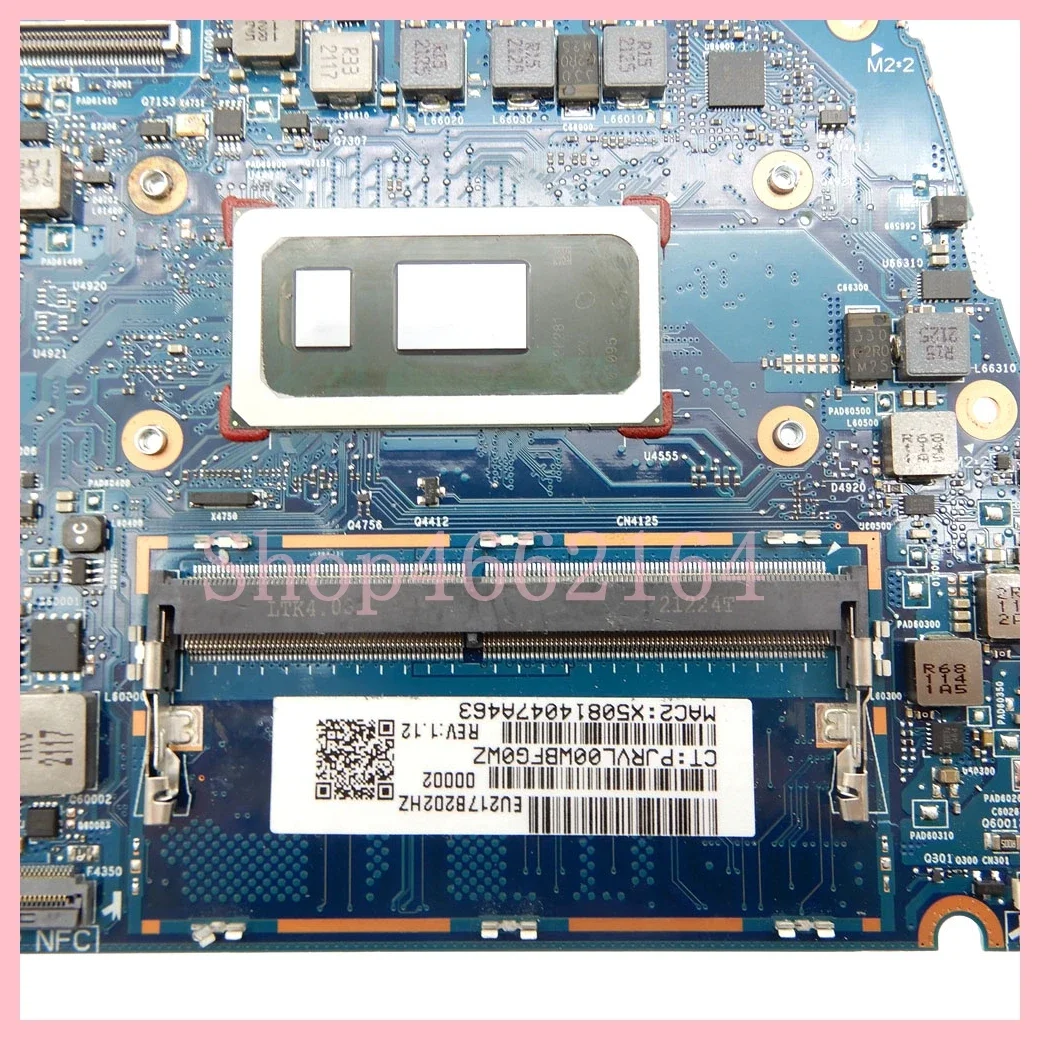 6050A 3142001 -MB-A01 con placa base de CPU i5-10310U para placa base de ordenador portátil HP Elitebook X360 830 G7 100% probado OK - imagen 5