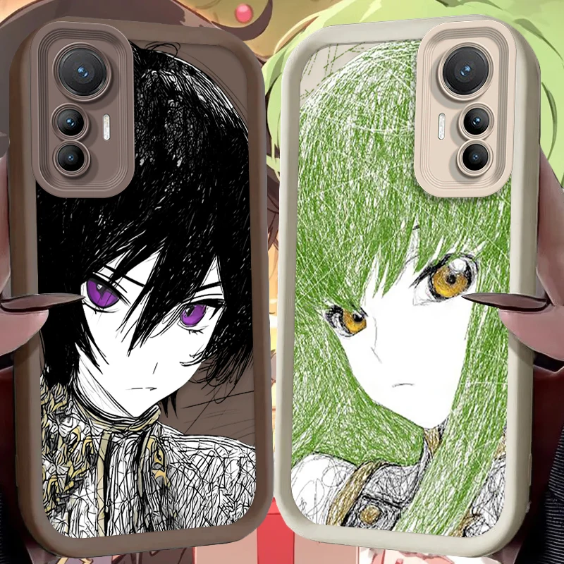 Funda blanda con código cómico G-Geass para Xiaomi Poco X7 X6 X5 X3 NFC F7 F6 F5 F3 M7 M6 Pro 4G 5G Mi 12 11 Lite NE 5G 13T 12T 11T 14T Pro - imagen 2